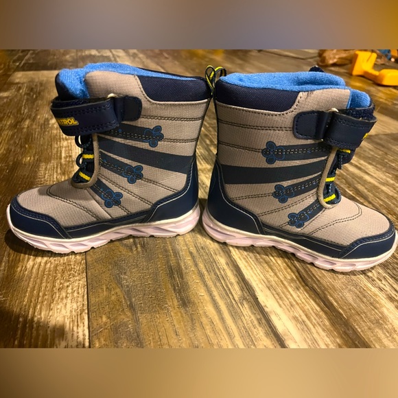 Light UP Blue Nickelodeon Paw Patrol Snow Boots Winter Boots Size 8T barely worn - Picture 6 of 6
